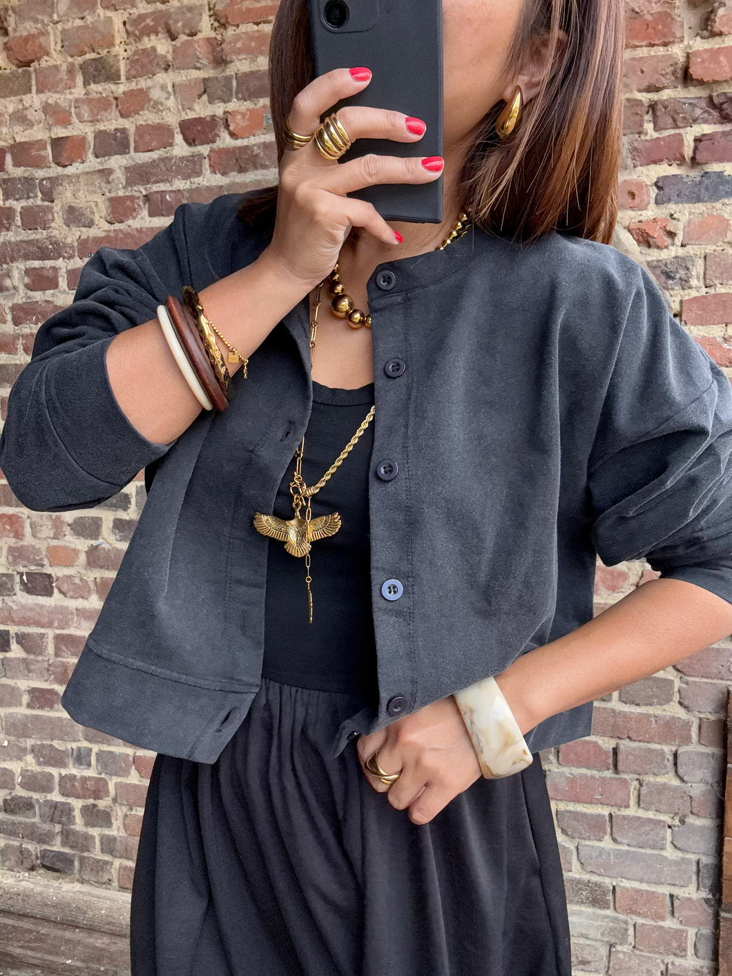Veste grise foncé