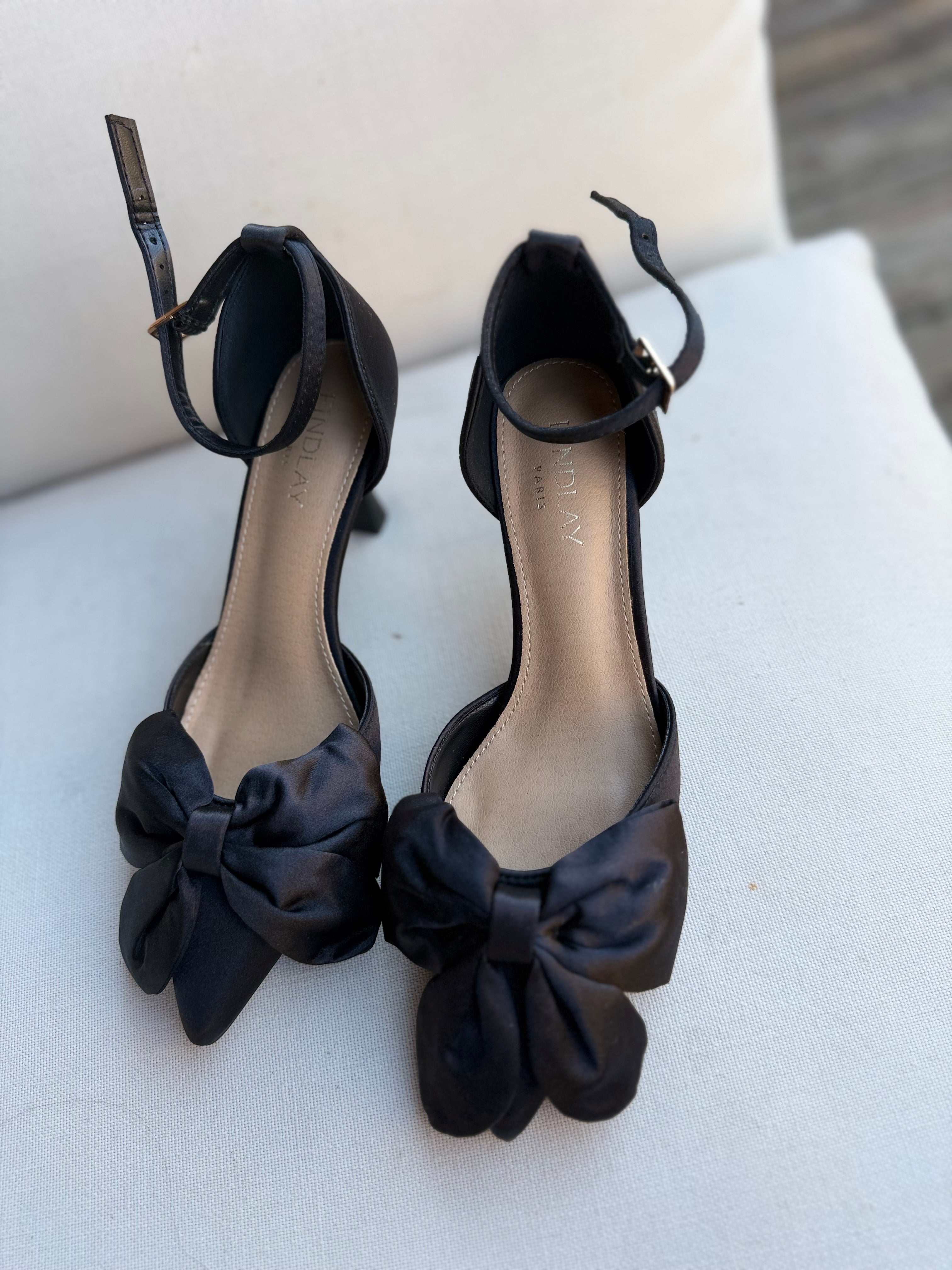 Sandales à talons noires