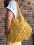 Sac écru jaune