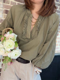 Blouse kaki