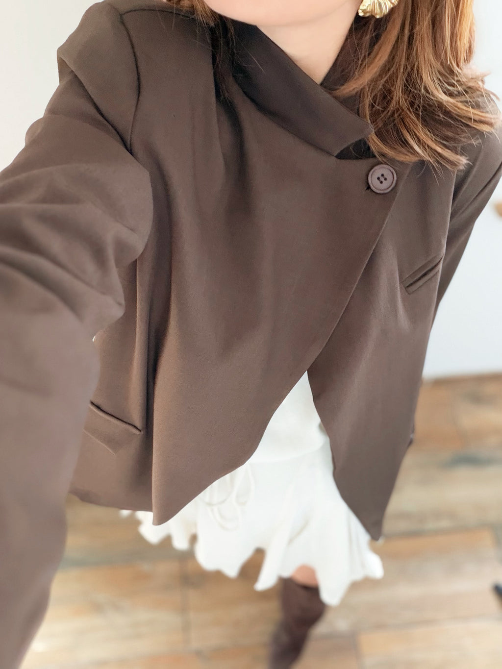 Blazer croisé choco