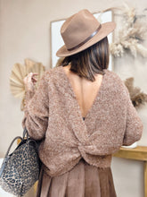 Charger l&#39;image dans la galerie, Pull réversible marron
