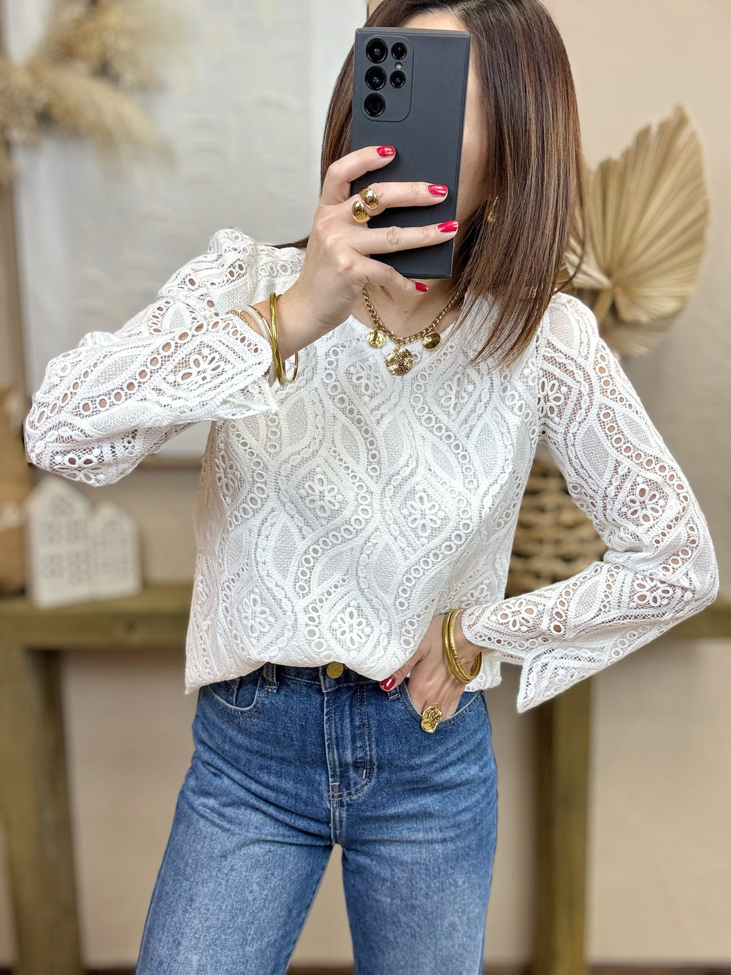 Blouse blanche