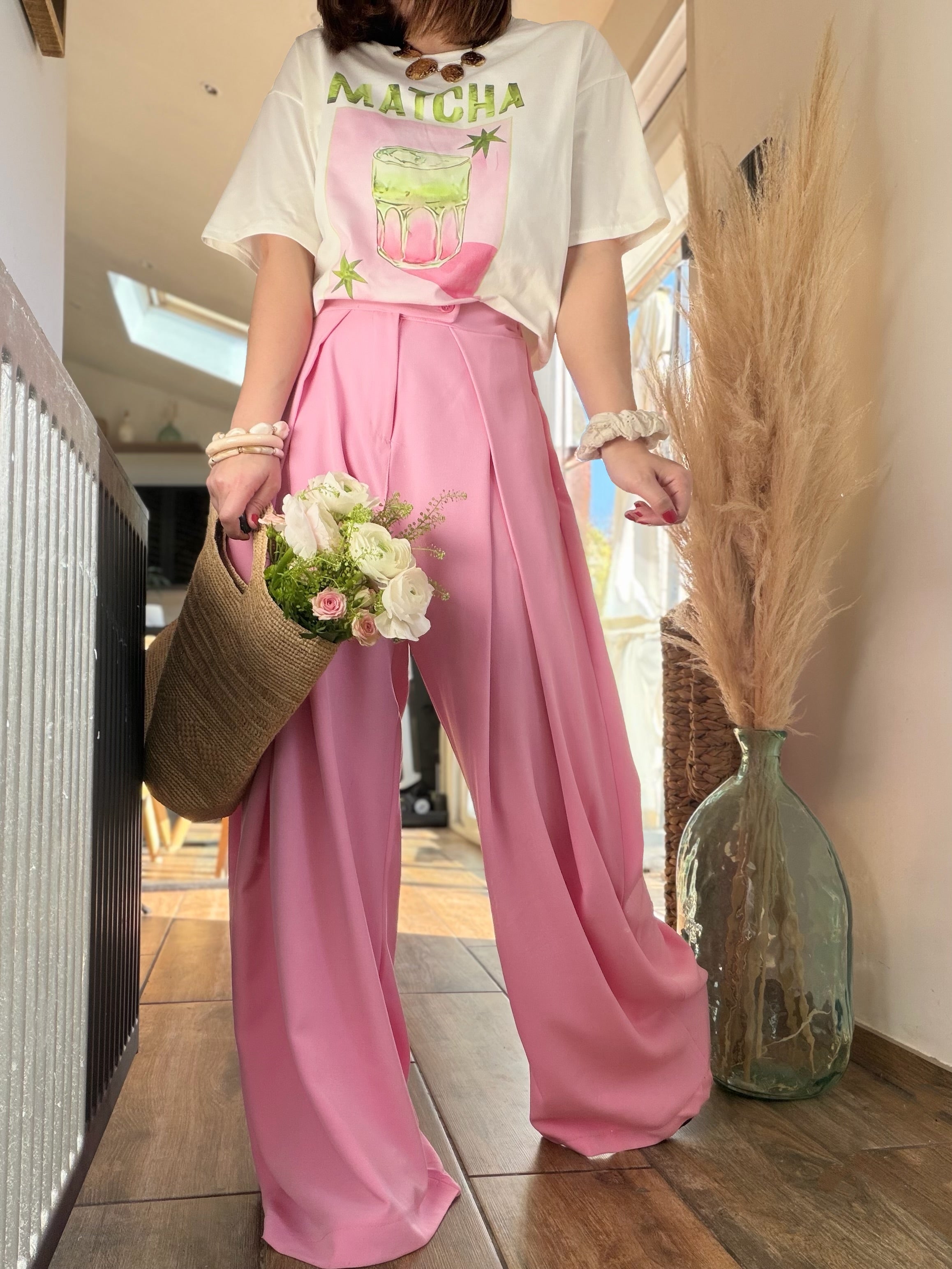 Pantalon rose