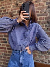 Charger l&#39;image dans la galerie, Chemise rayée bleue
