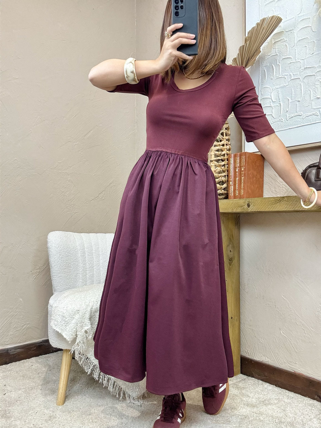 Robe bordeaux