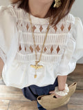 Top semi transparent