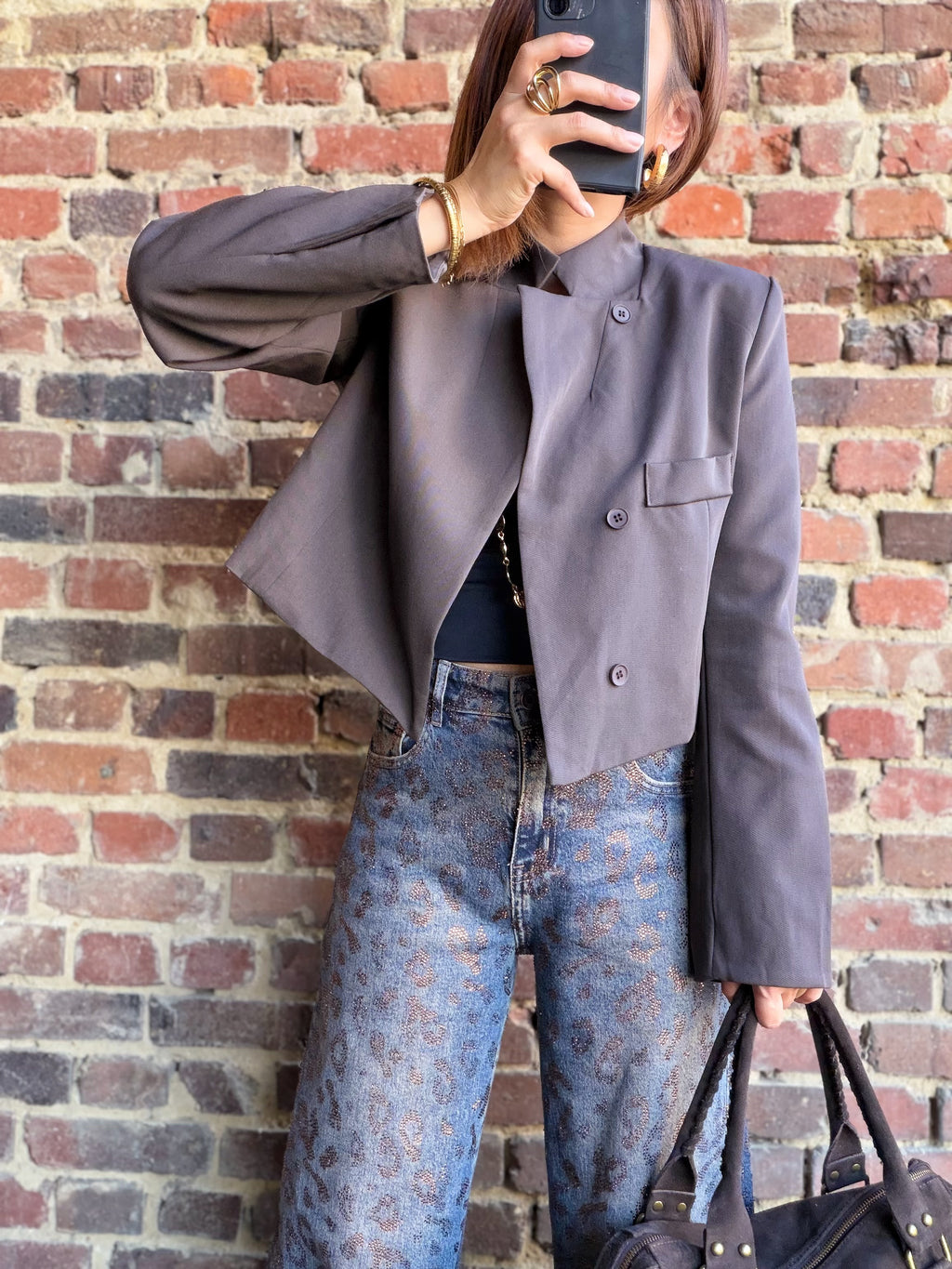 Veste courte choco