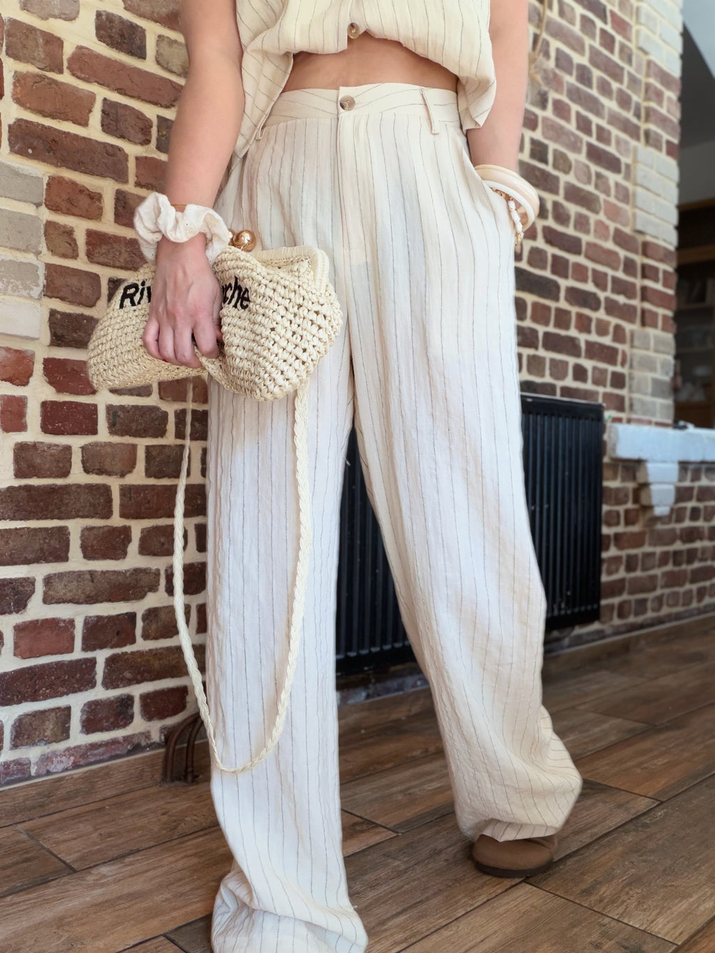 Pantalon rayé