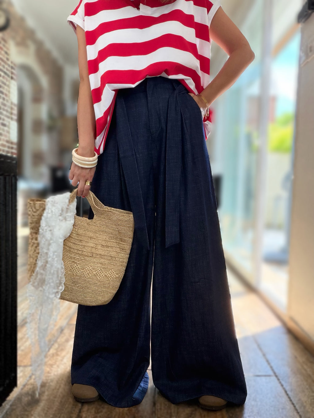 Polo sans manches oversize
