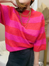 Charger l'image dans la galerie, Pull rayé manches trois quarts
