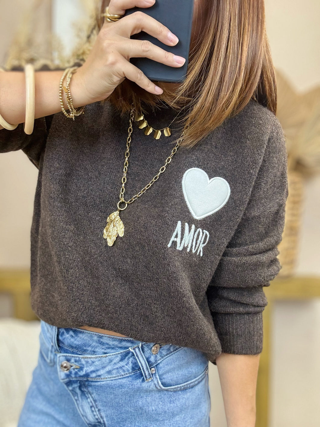 Pull amour choco