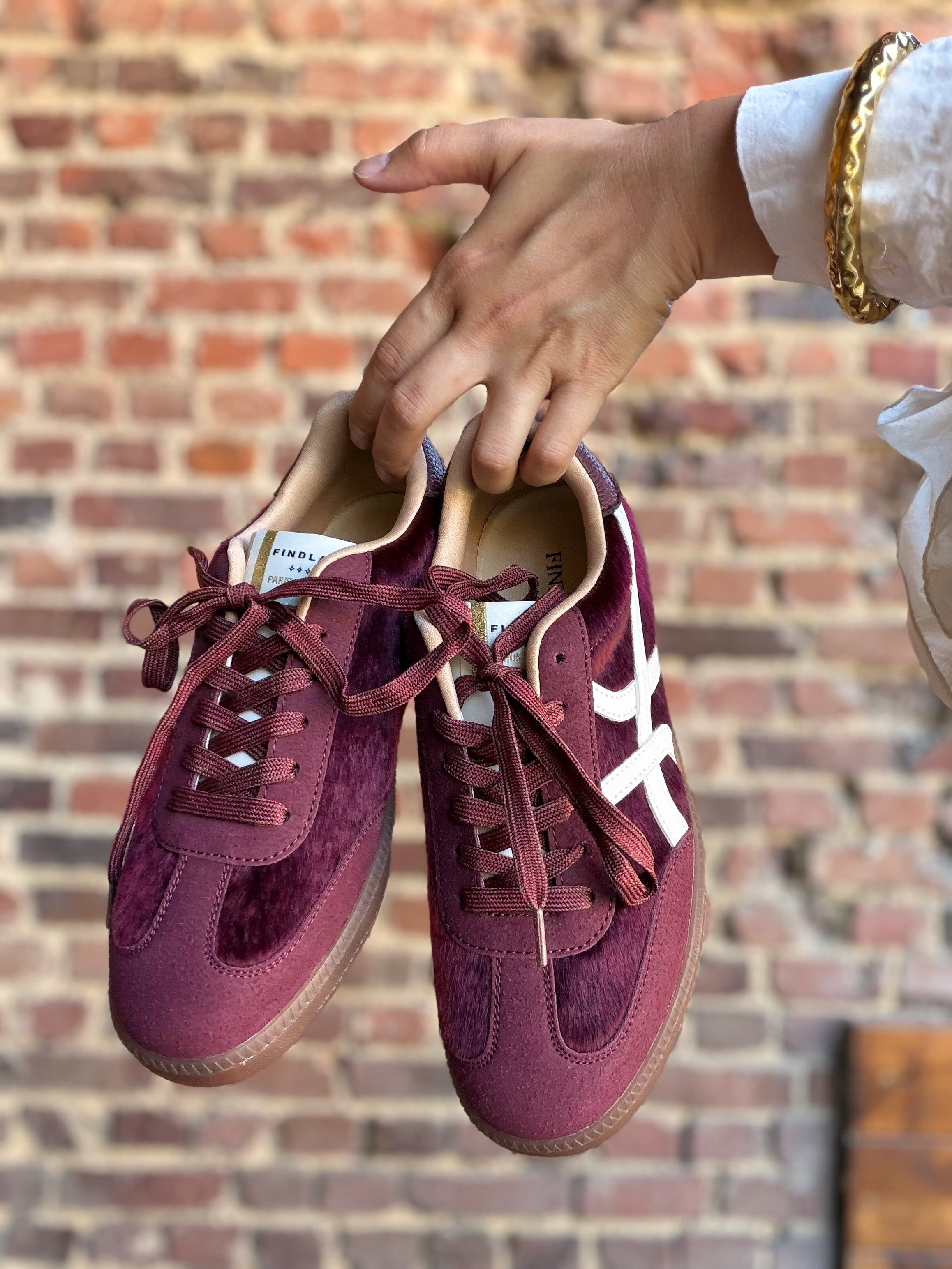 Baskets bordeaux