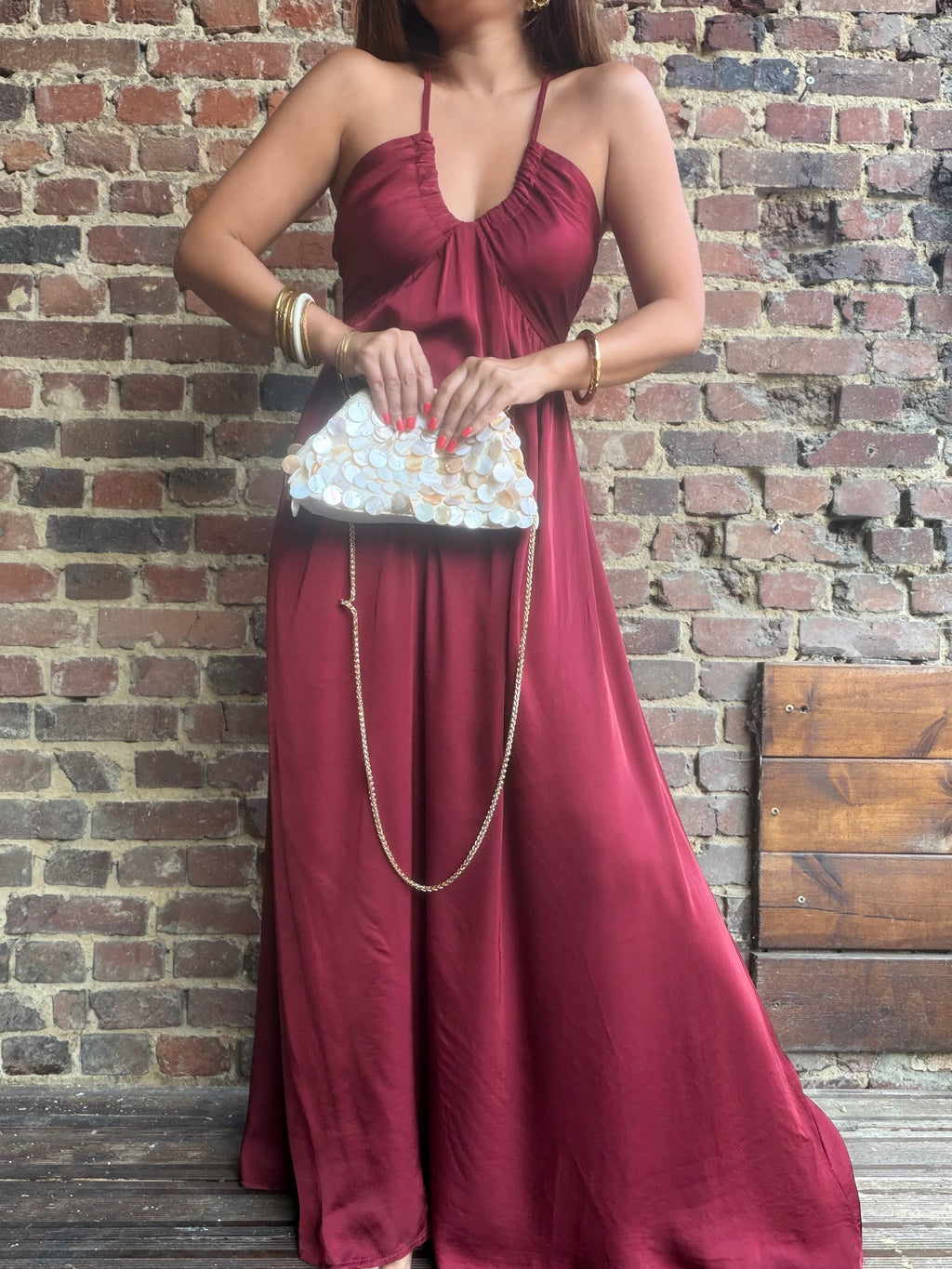 Robe bordeaux