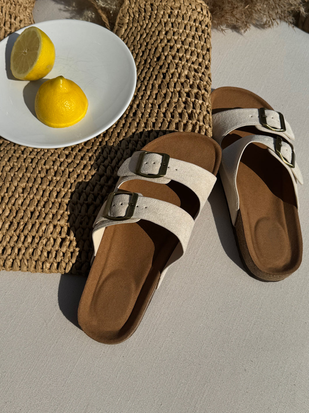Sandales beige