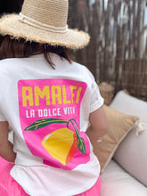 Charger l&#39;image dans la galerie, T-shirt citron blanc
