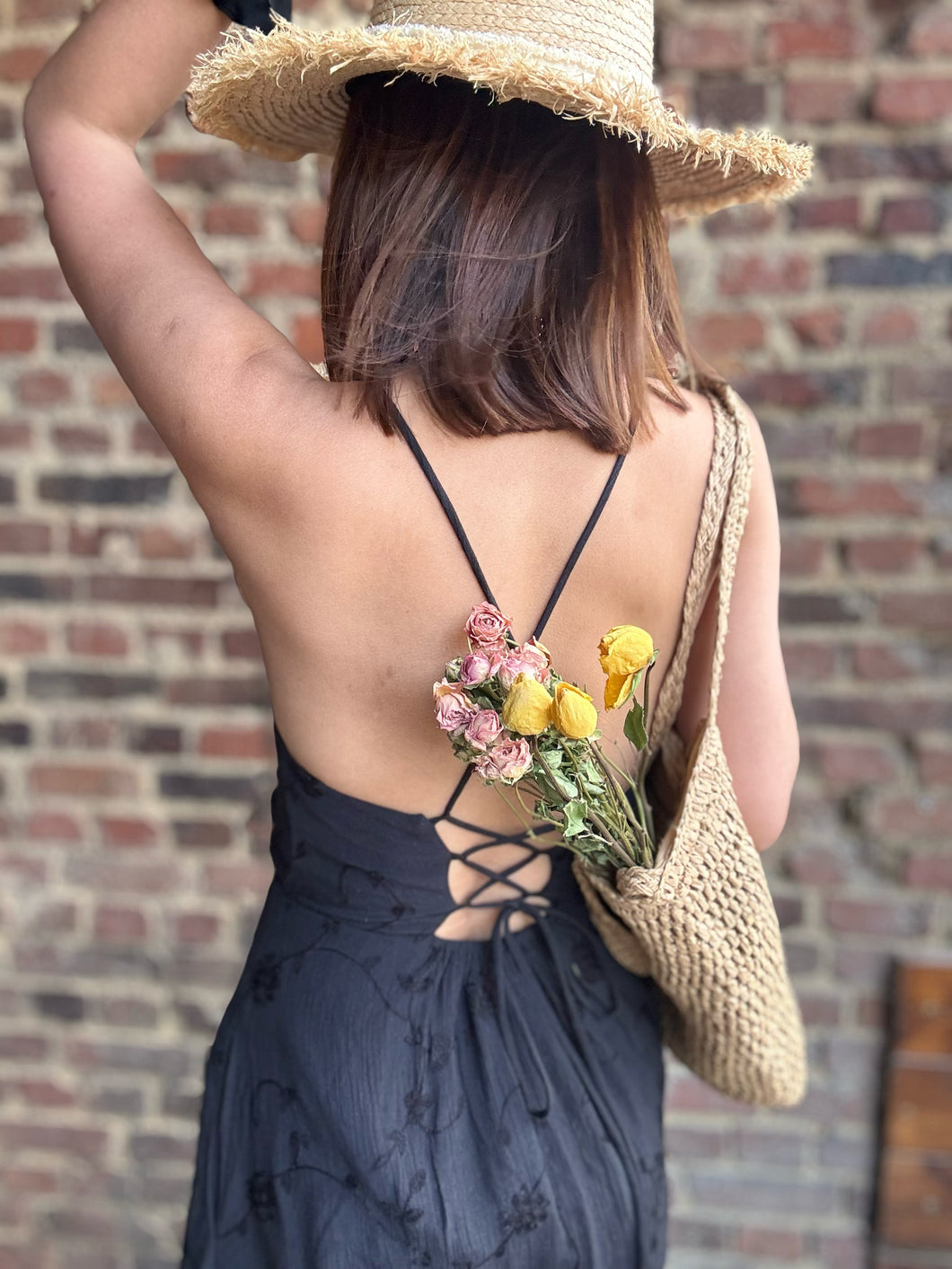 Robe longue noire