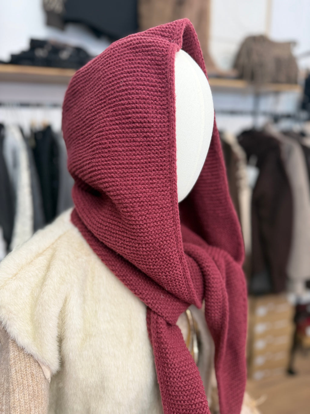 Écharpe à capuche