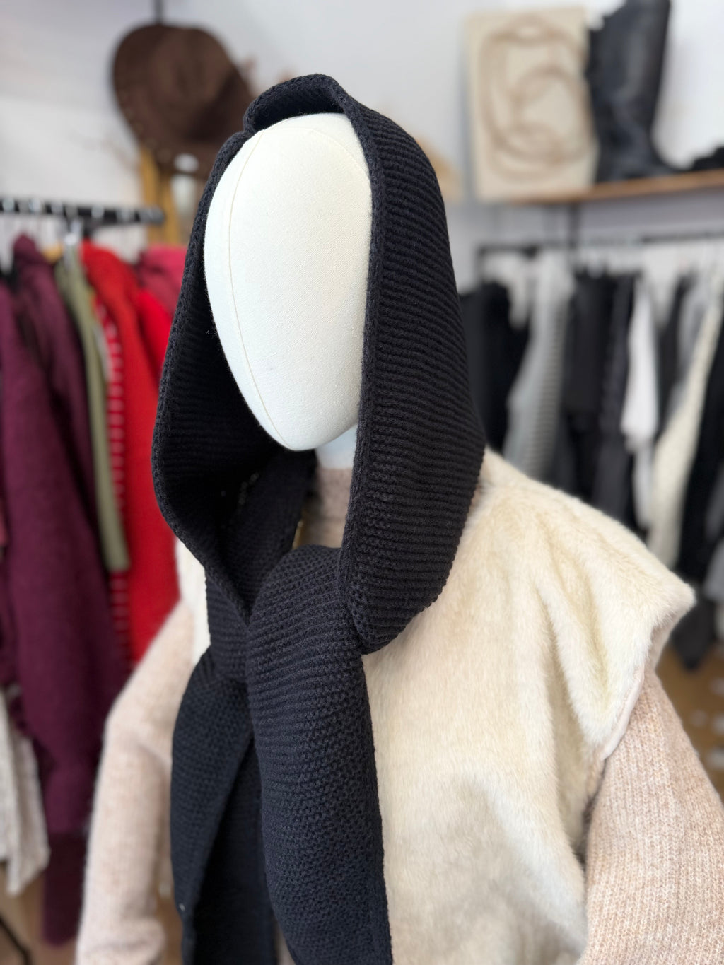 Écharpe à capuche